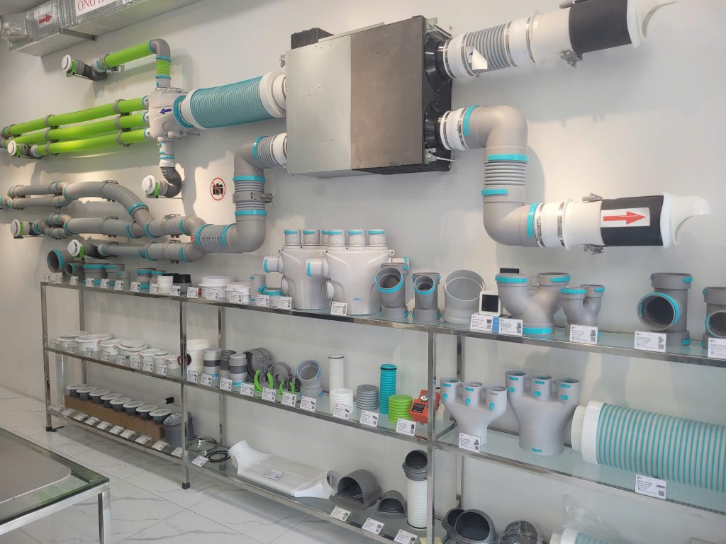 Mô hình hệ thống ống gió HDPE