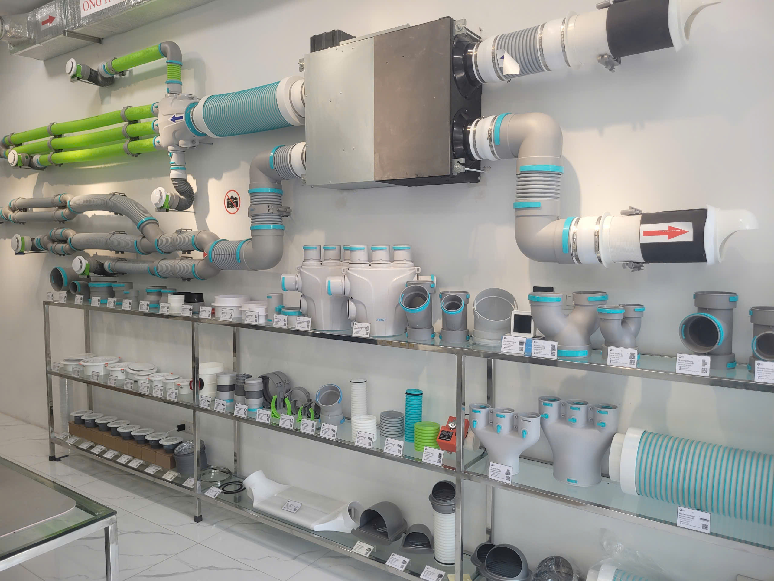 Mô hình hệ thống ống gió HDPE